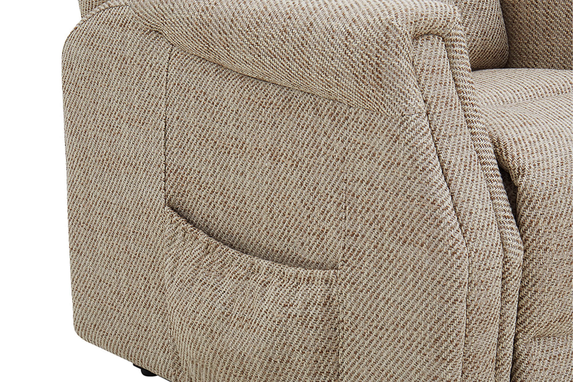 Prescot Electric Lift & Rise Recliner Chair Oatmeal - Image 9