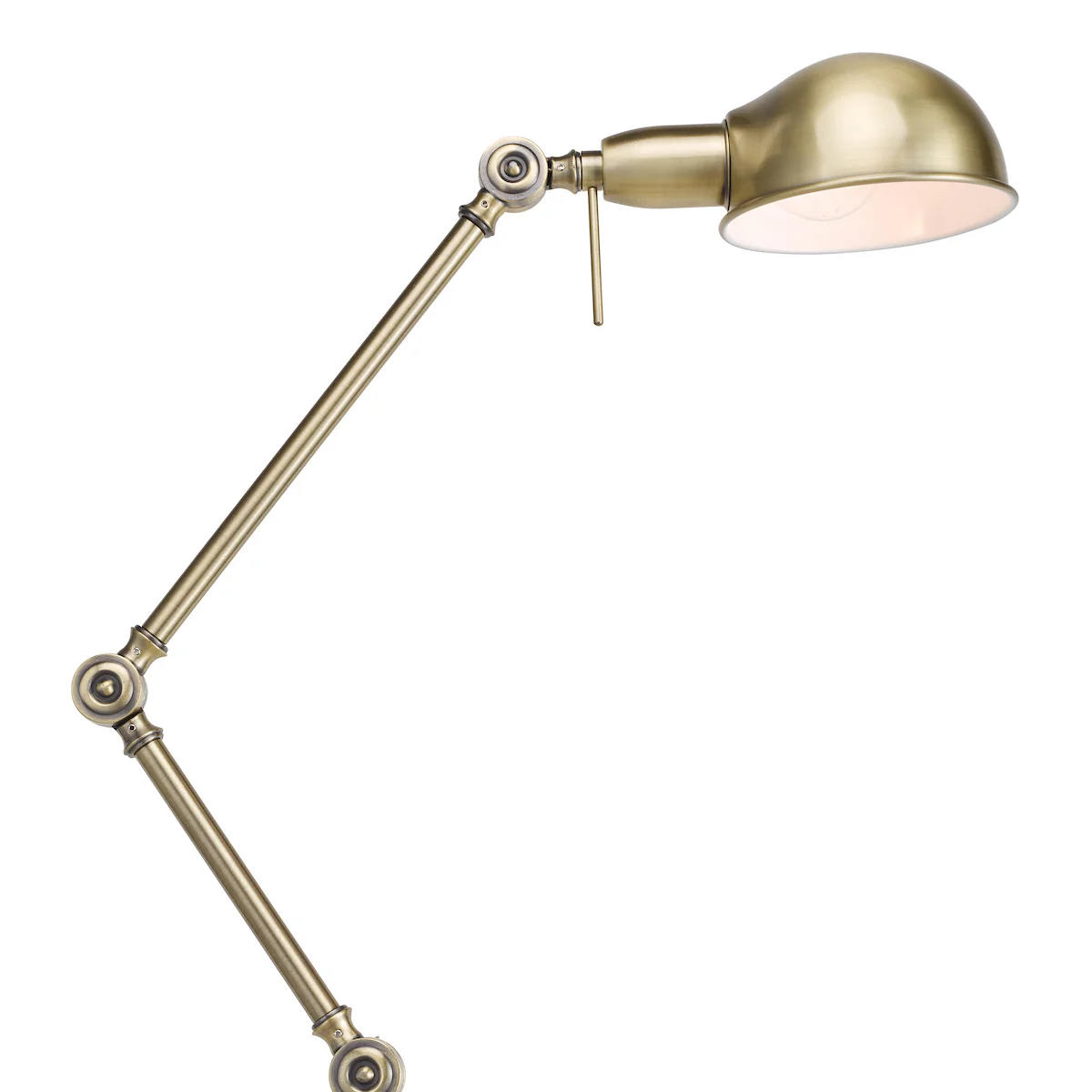 Ranger Task Floor Lamp Antique Brass Adjustable Reading Lamp for Floor | Lighting Collection - Image 3