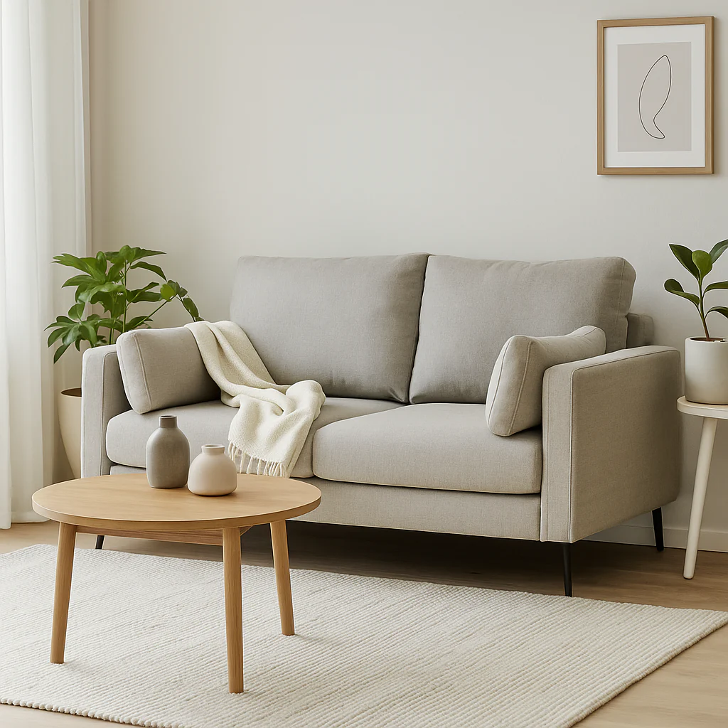 Raven 2 Seater Sofa Greige Crib 5