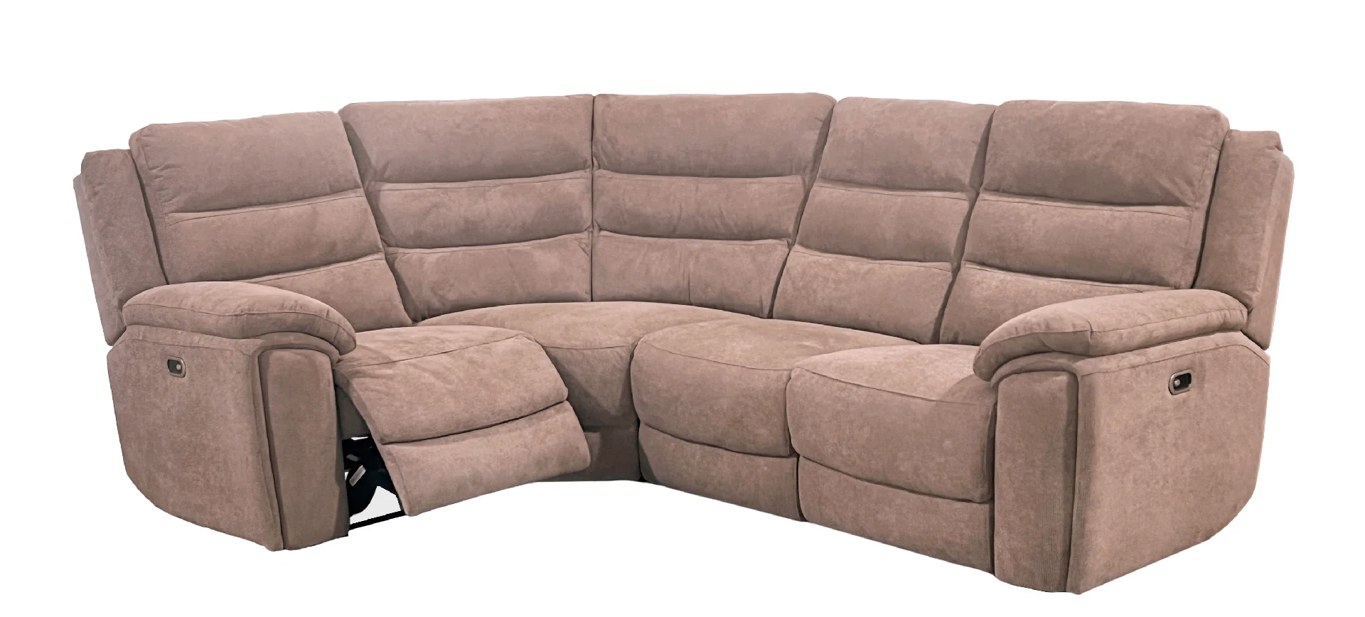 Reese Corner Sofa Electric Recliner Biscuite