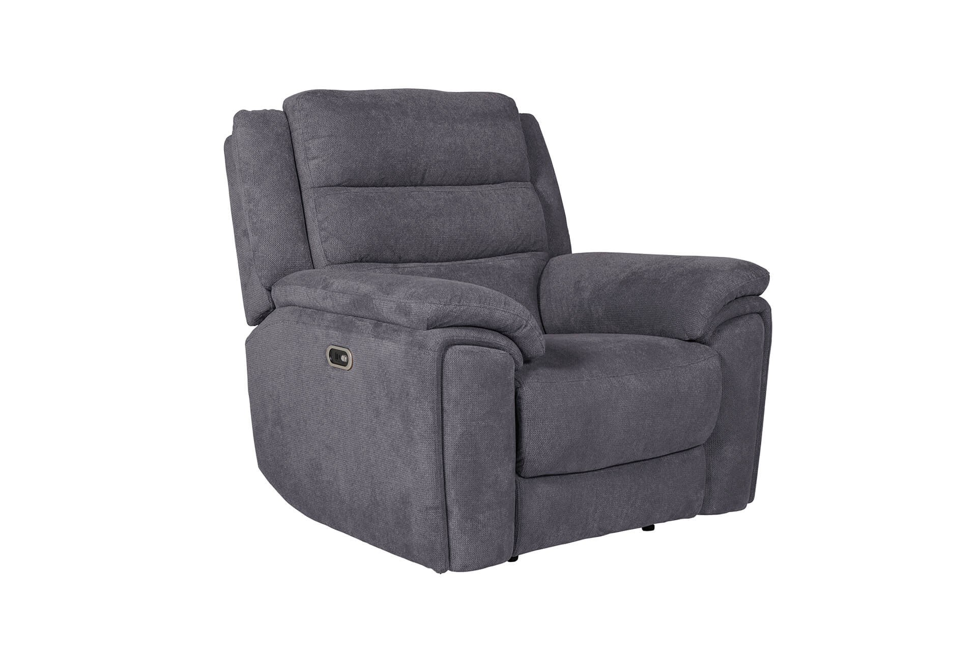 Reese Electric Recliner Chair Dark Grey