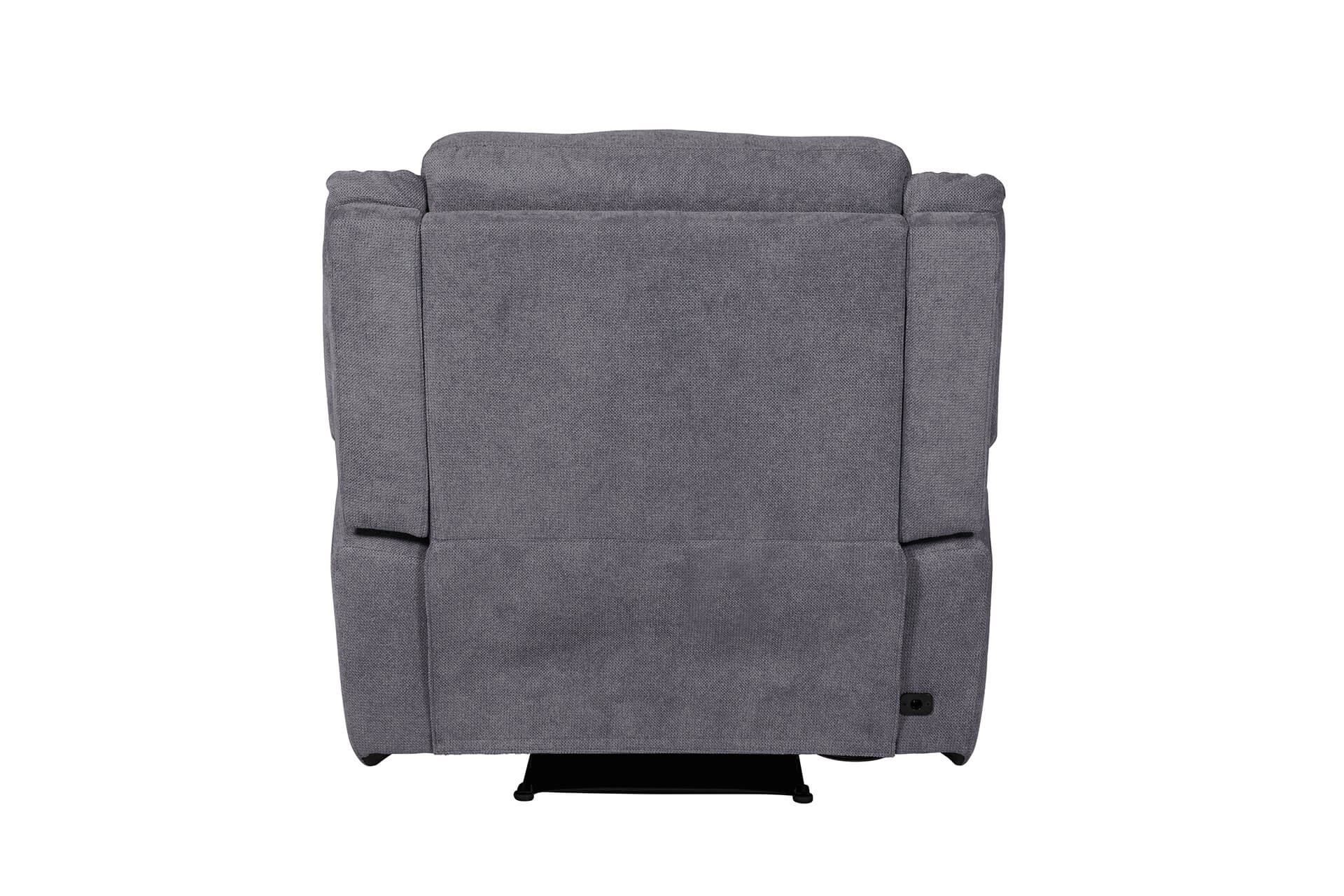 Reese Electric Recliner Chair Dark Grey - Image 4