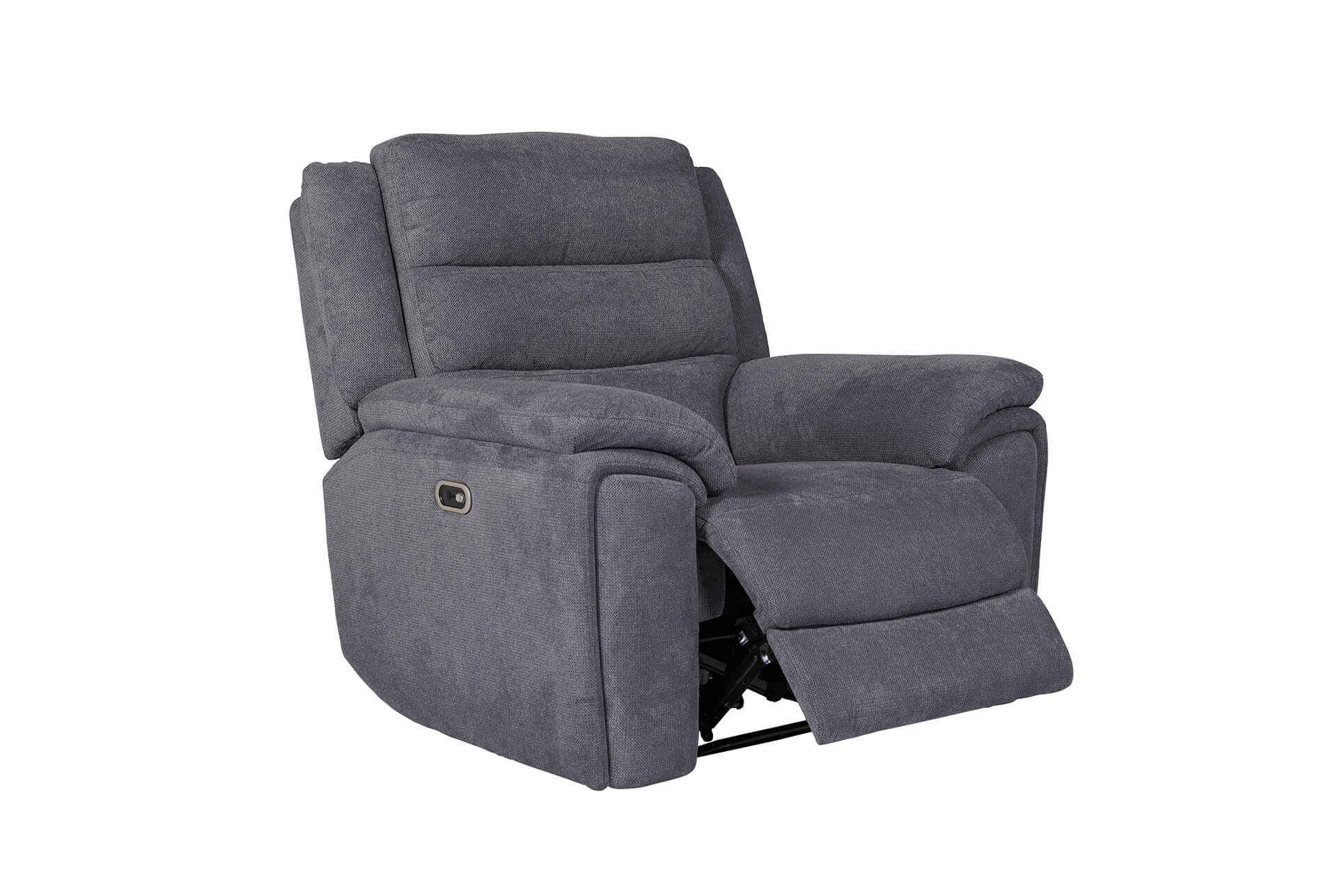 Reese Electric Recliner Chair Dark Grey - Image 5