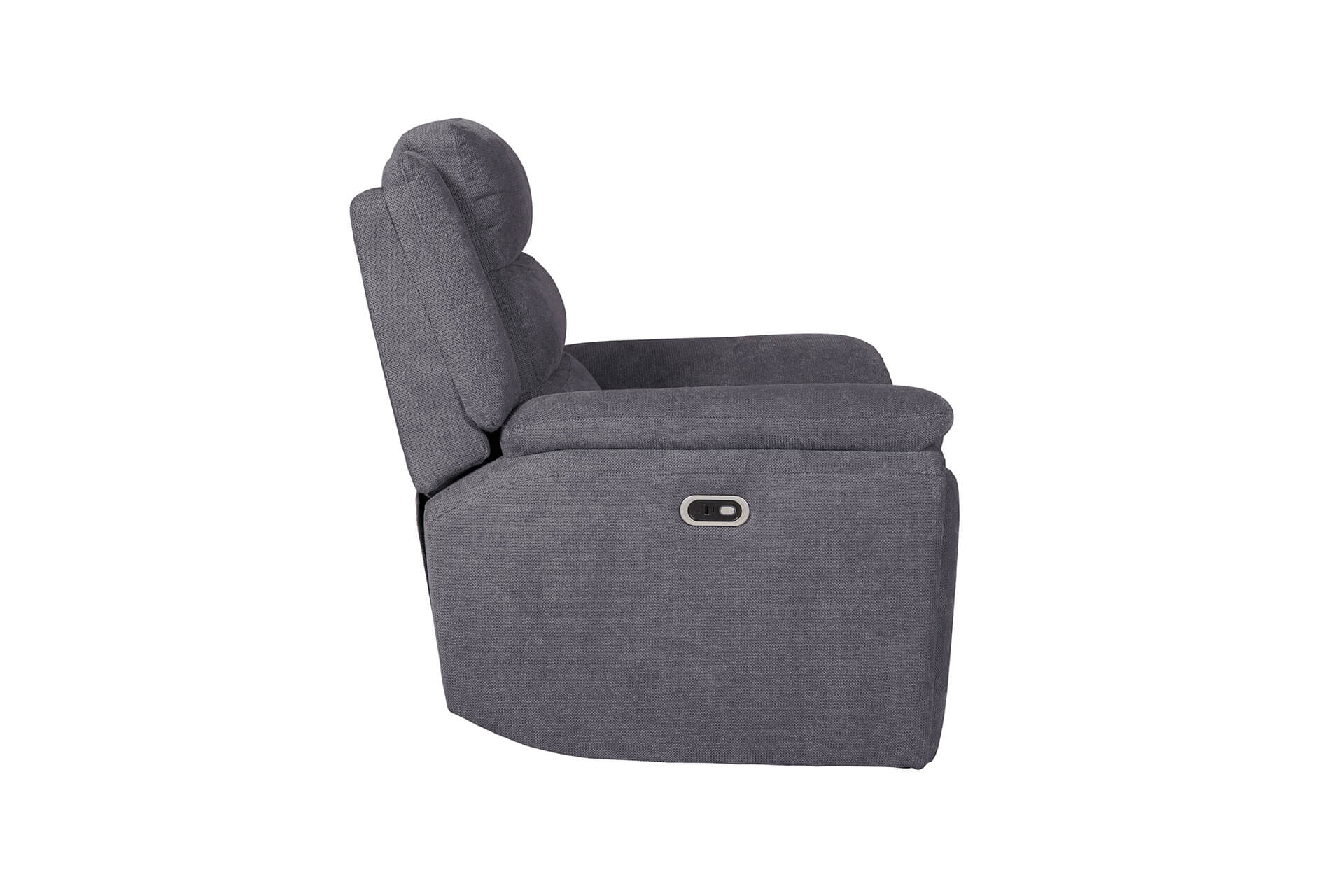 Reese Electric Recliner Chair Dark Grey - Image 6