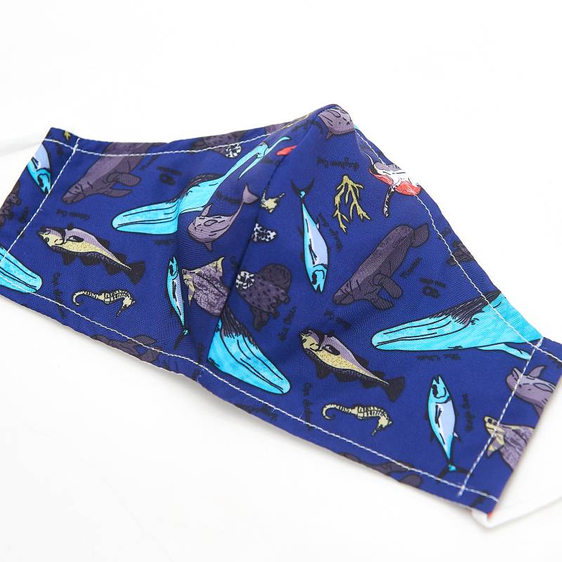 Reusable Face Covers  Blue Sea Creatures - Image 2