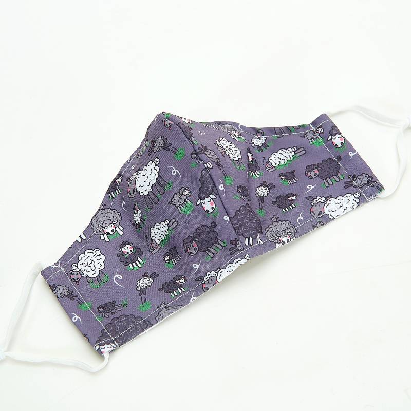 Reusable Face Covers Grey Sheep - Image 3