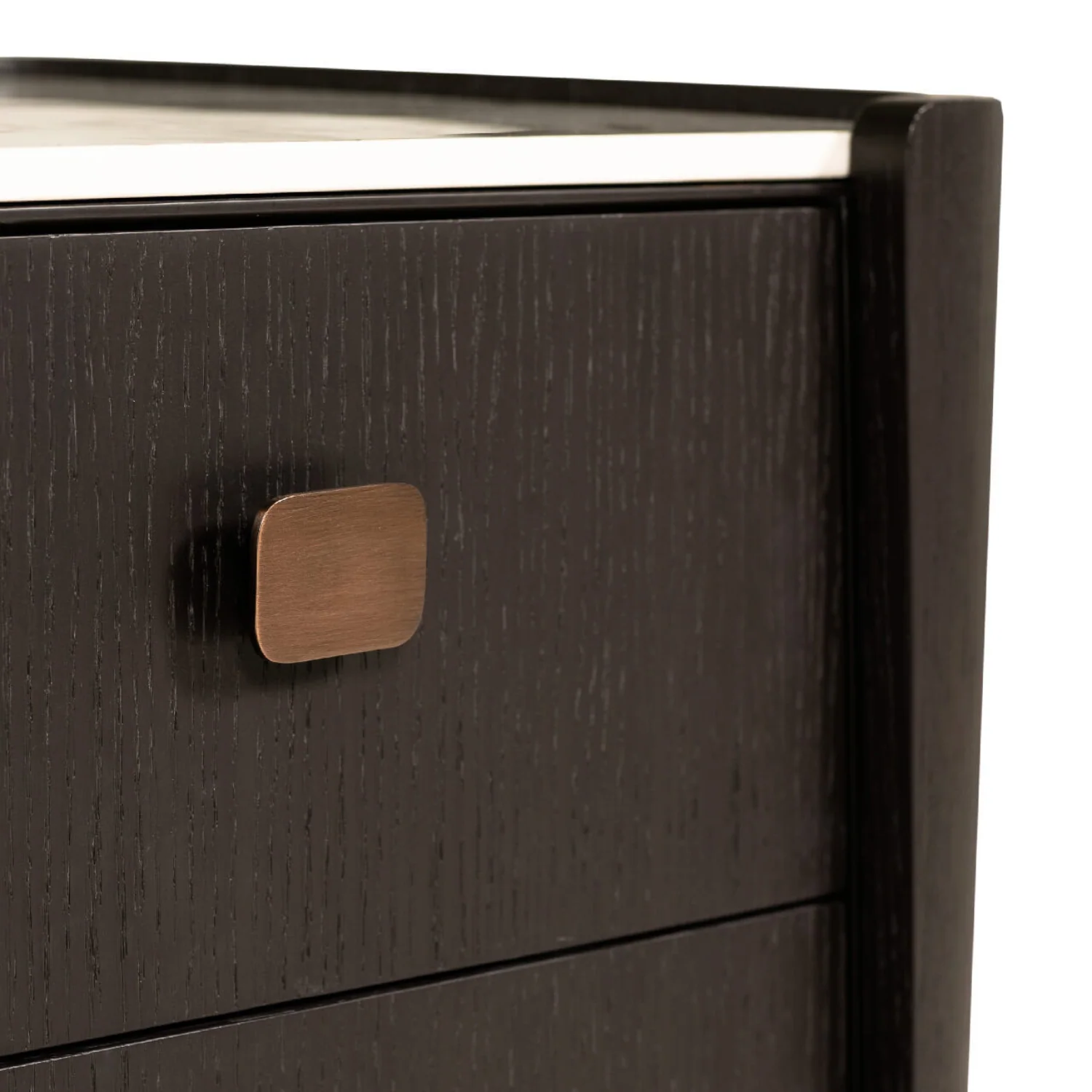 Rhodes Bedside Table Small Ebony - Image 7