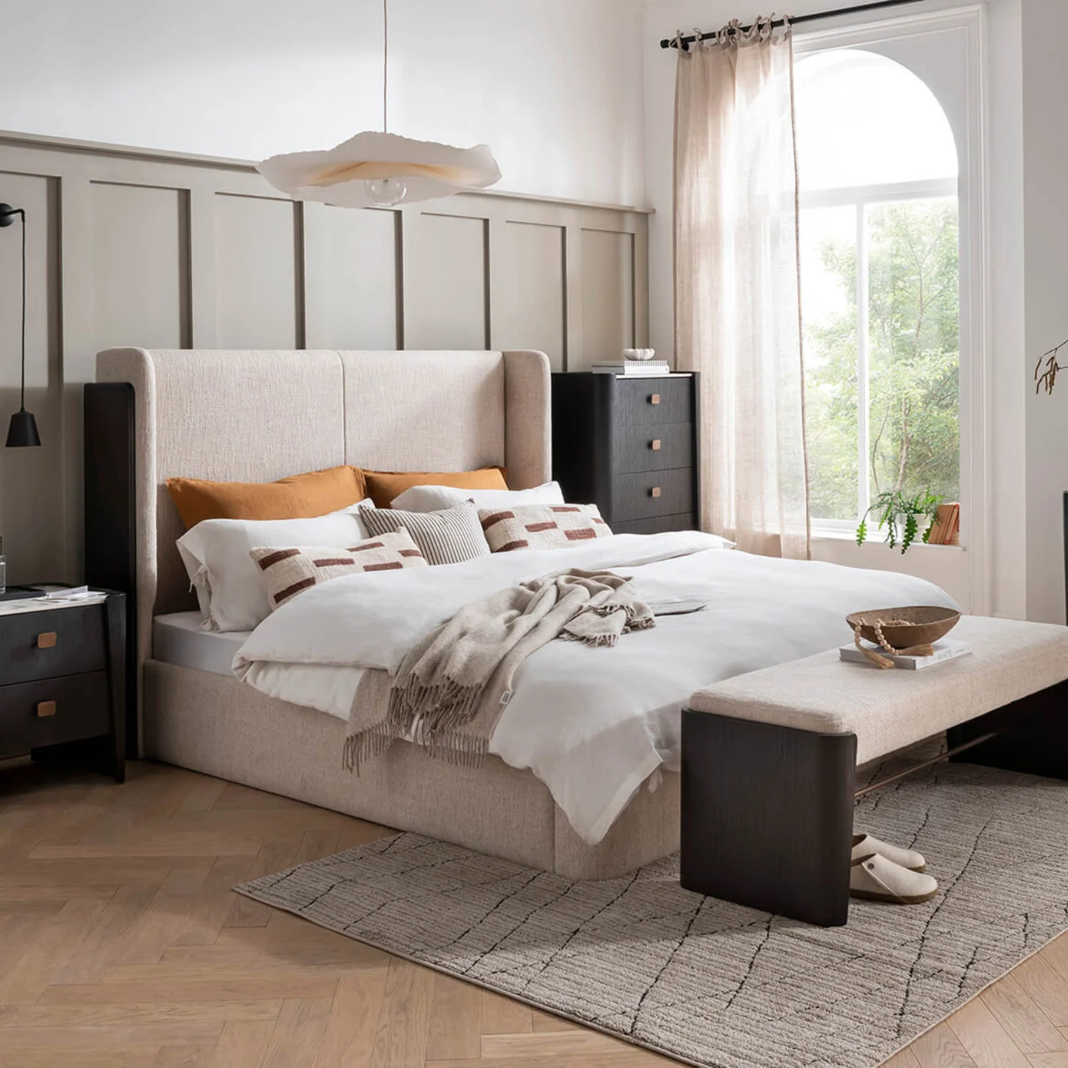 Rhodes Super King Size Bed Ebony - Image 9