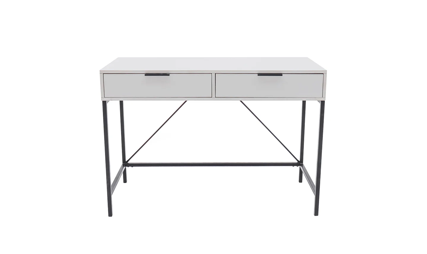 Riley Office Desk White - Image 2
