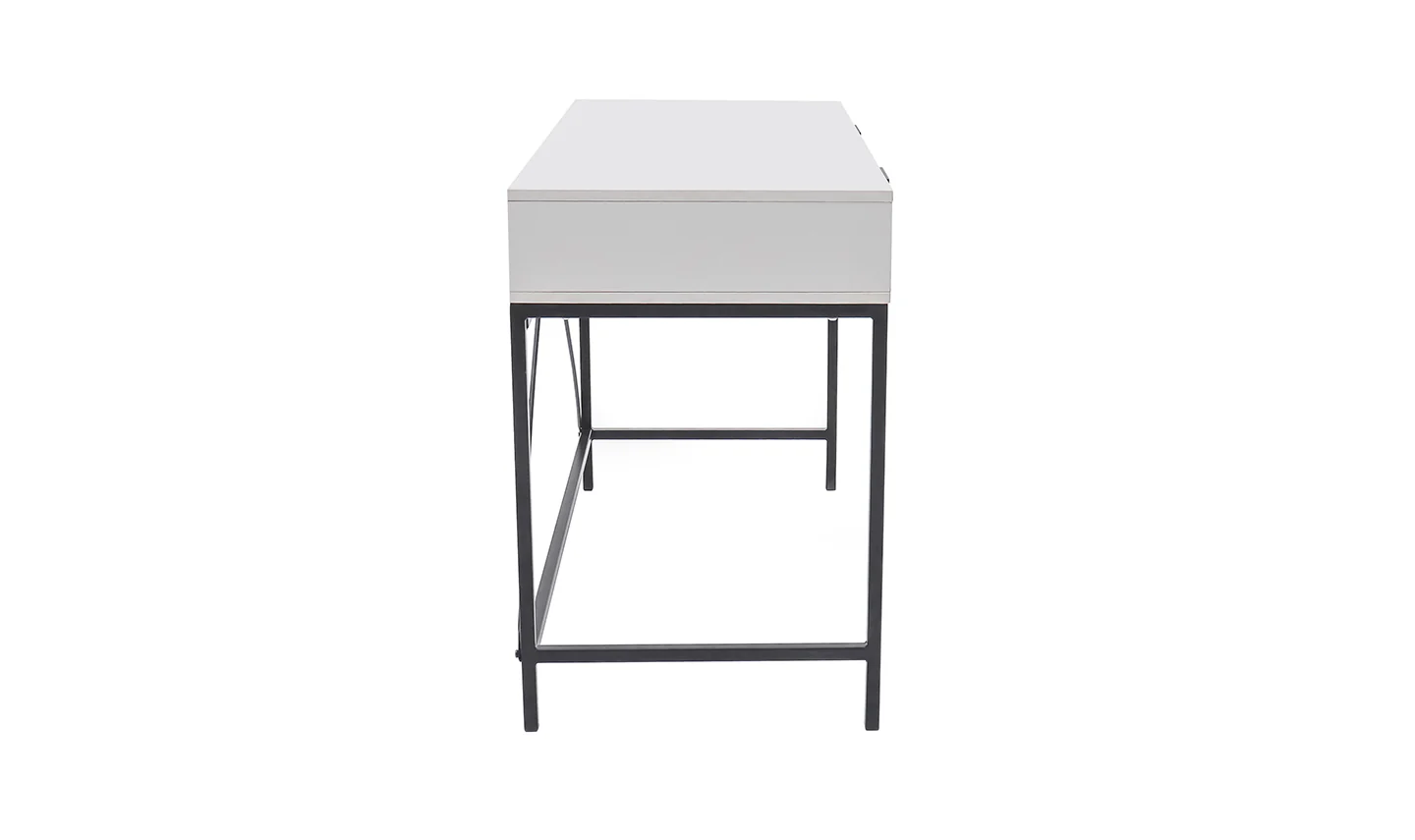 Riley Office Desk White - Image 3