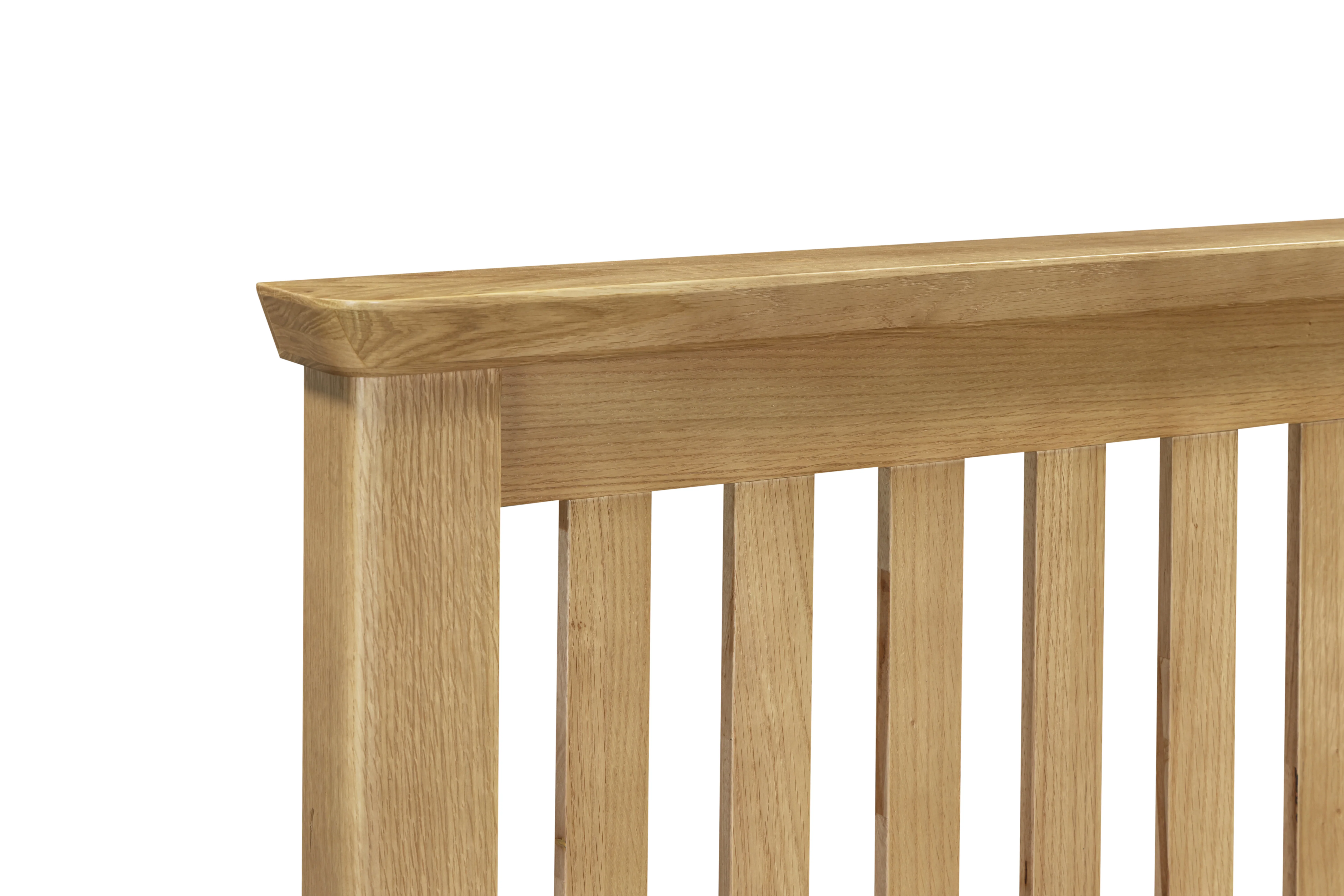 Riverdale Oak 4ft Small Double Bed - Riverdale Wooden Bed - Image 4