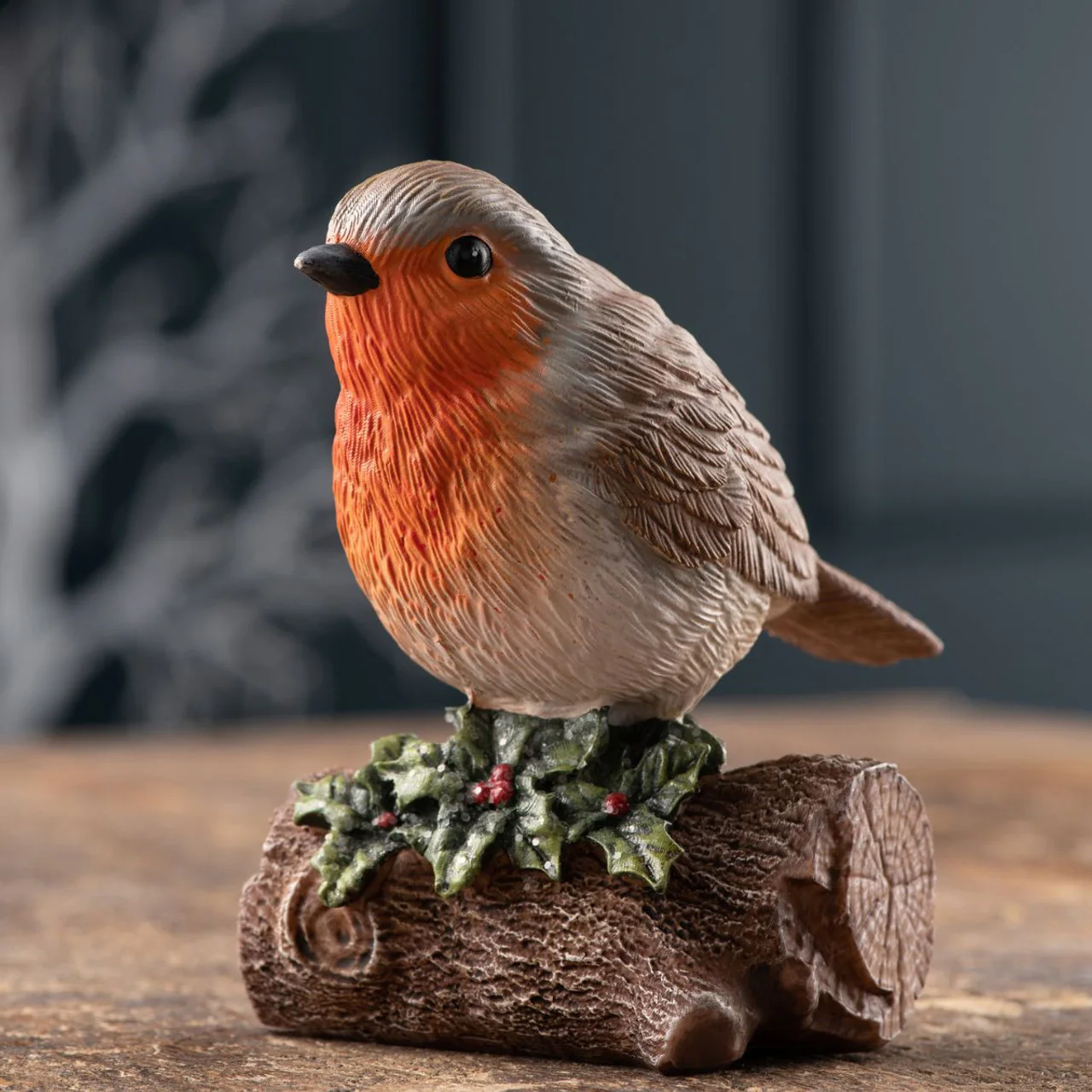 Robin Figurine Small – Cristmas Decoration Christmas Figurine Decor - Image 2