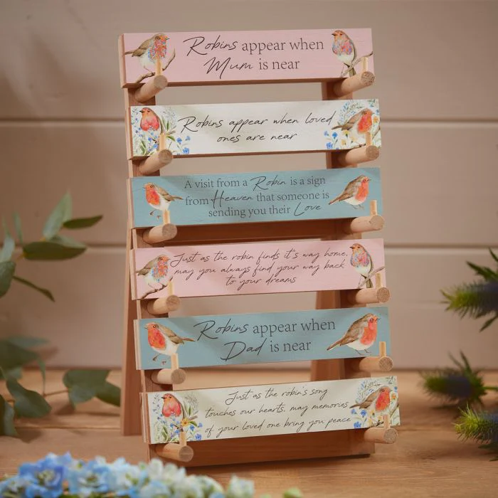 Robin Remembrance Tabletop Block - Image 2