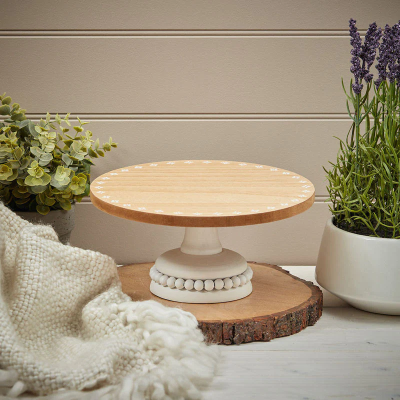 Round Pedestal With Beade Base