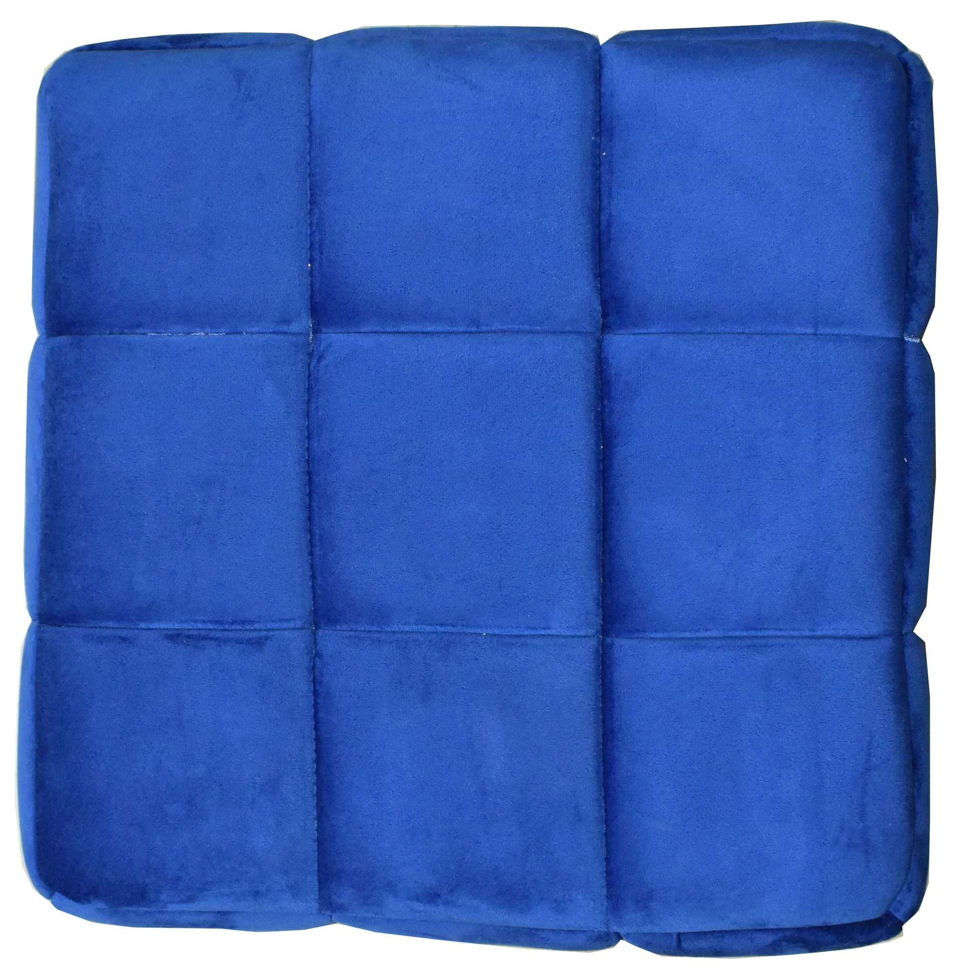 Royal Blue Footstool - Image 3
