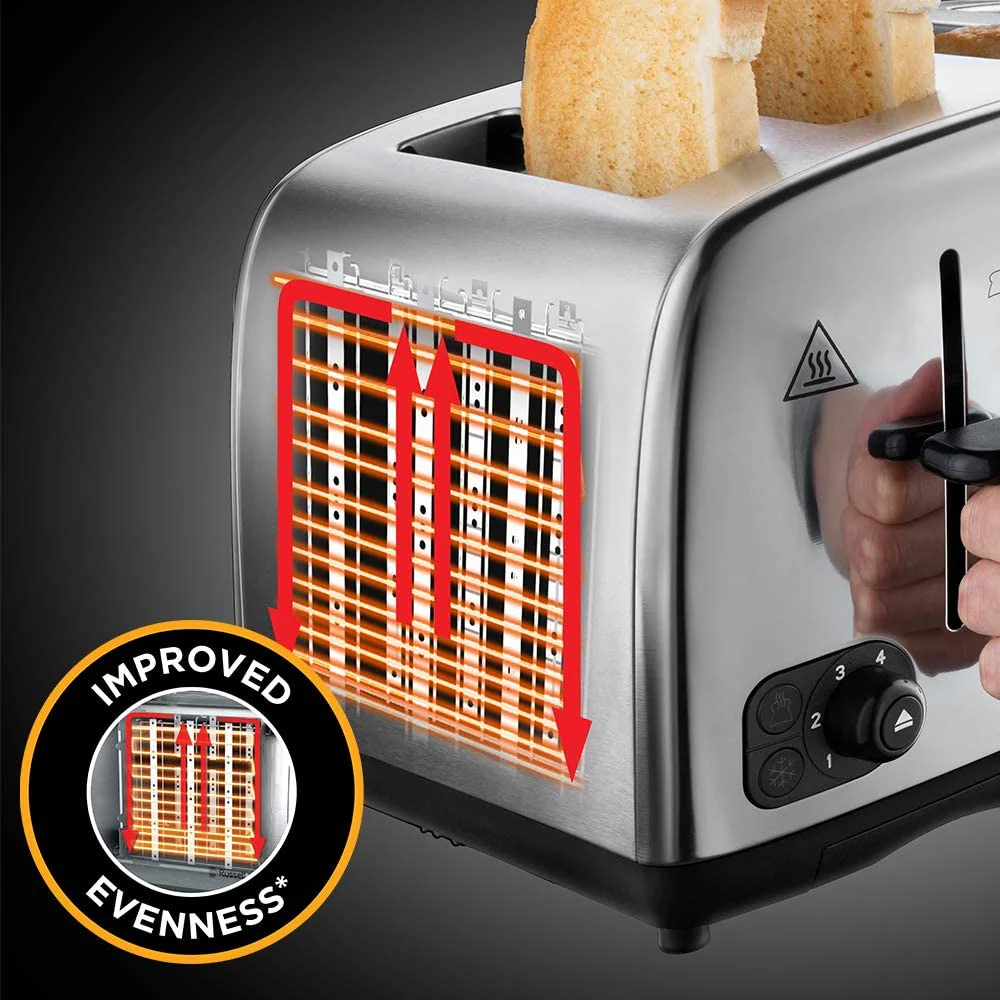 Russell Hobbs Adventure 4 Slice Toaster - Image 4