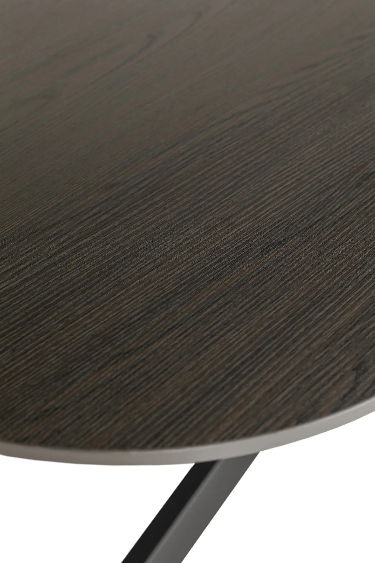 Sadia Oval Dining Table 160cm Smoke - Image 4