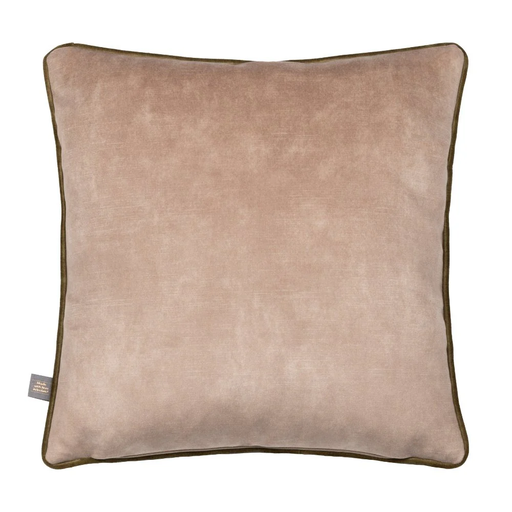 Scatter Box Cushion Etta Olive Camel 58x58cm - Image 2