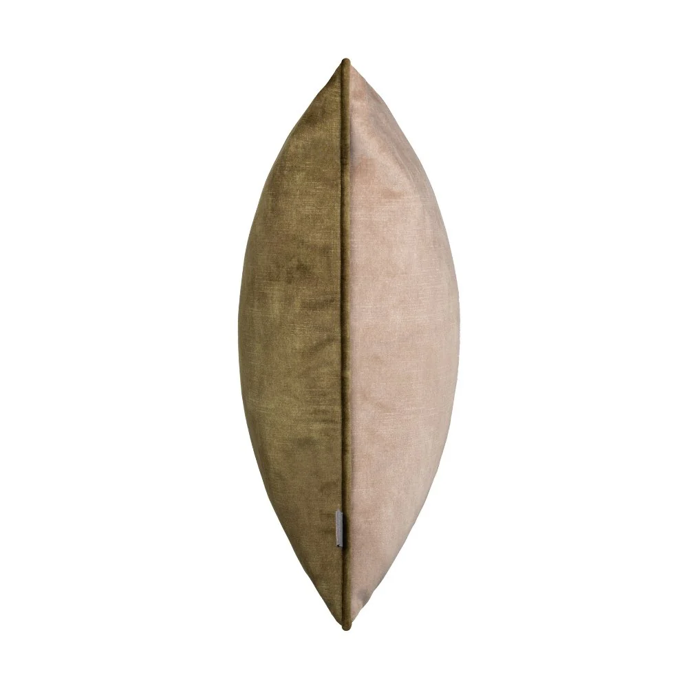 Scatter Box Cushion Etta Olive Camel 58x58cm - Image 3