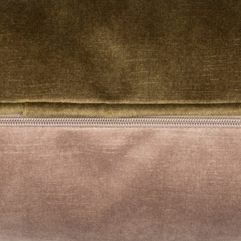 Scatter Box Cushion Etta Olive Camel 58x58cm - Image 5