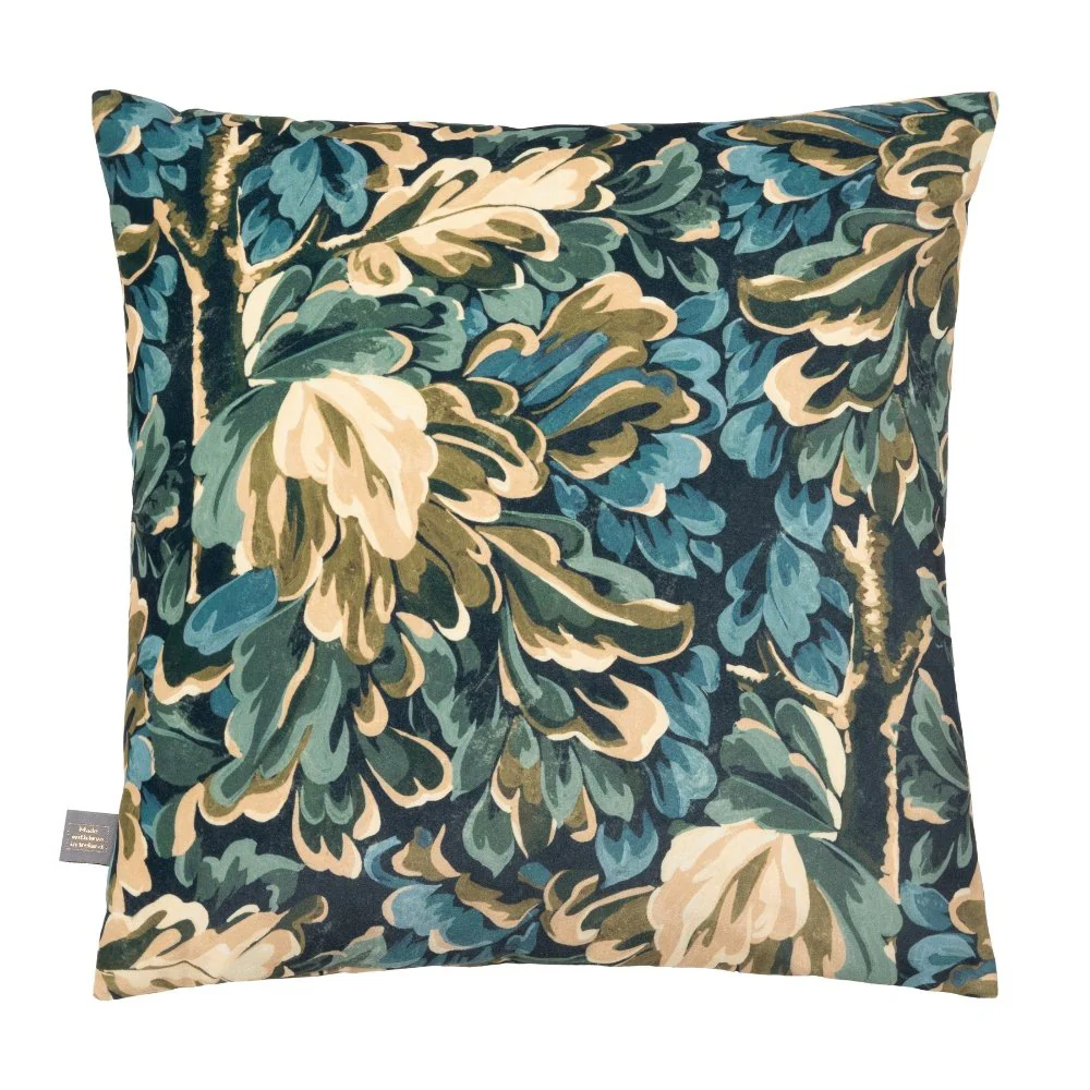 Scatter Box Cushion Vintage Leaf Green 45x45cm - Image 2