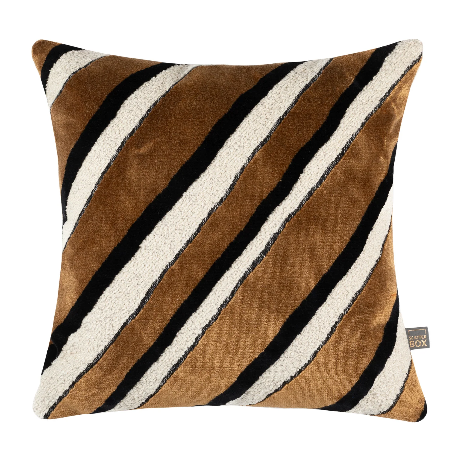 Scatterbox Cushion Bryce 58x58 cm Cognac/Cream