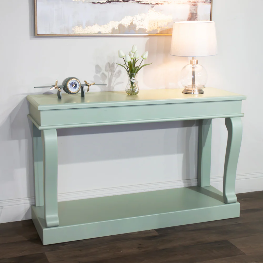 Scroll Sage 130cm Console Table – Elegant Wooden Scroll Console Table