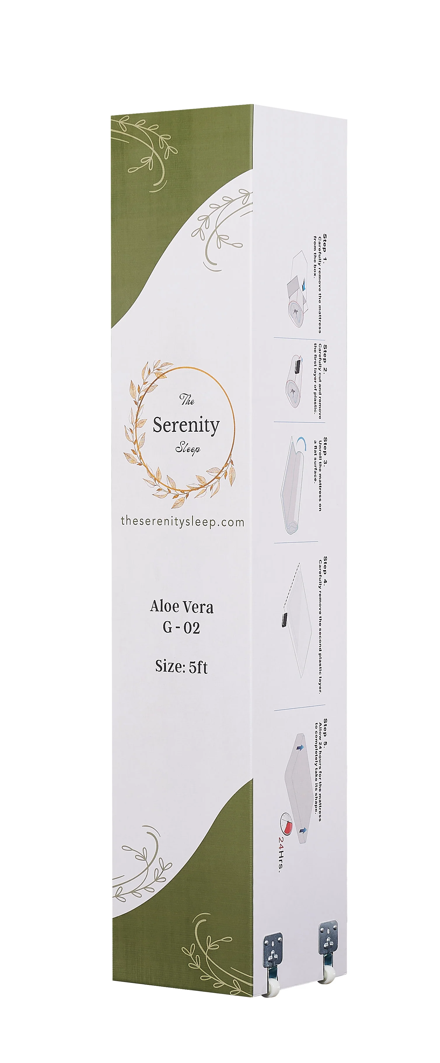 Serenity Sleep Aloe Vera Small Double Mattress - Image 3