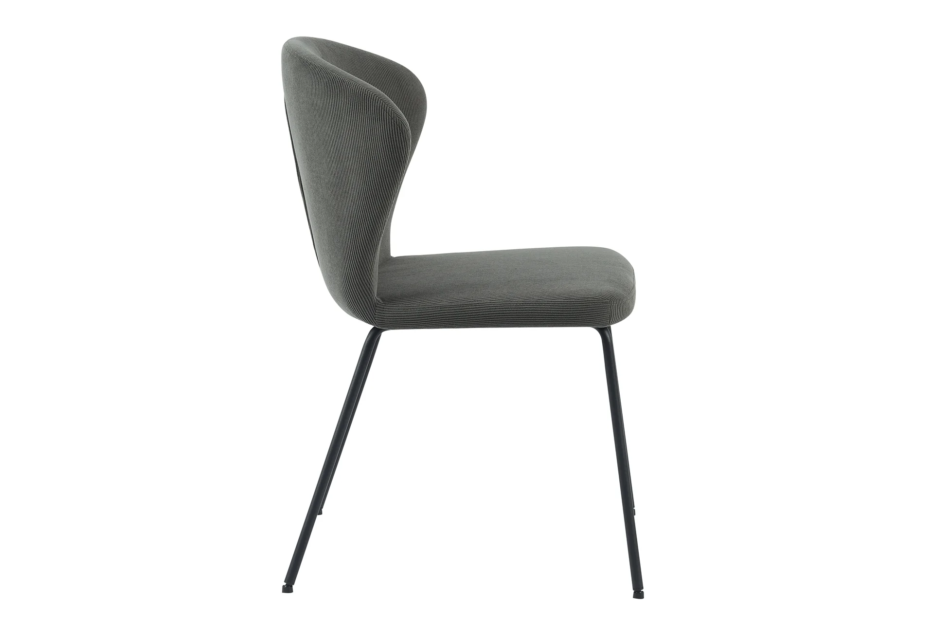 Shea Dining Chair Dark Grey - Image 4