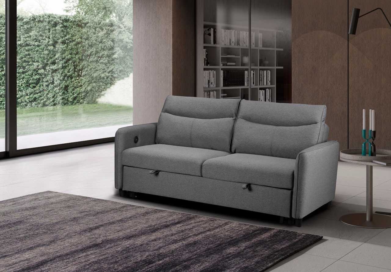 Sheila Light Grey Sofabed (Pepper) - Image 2