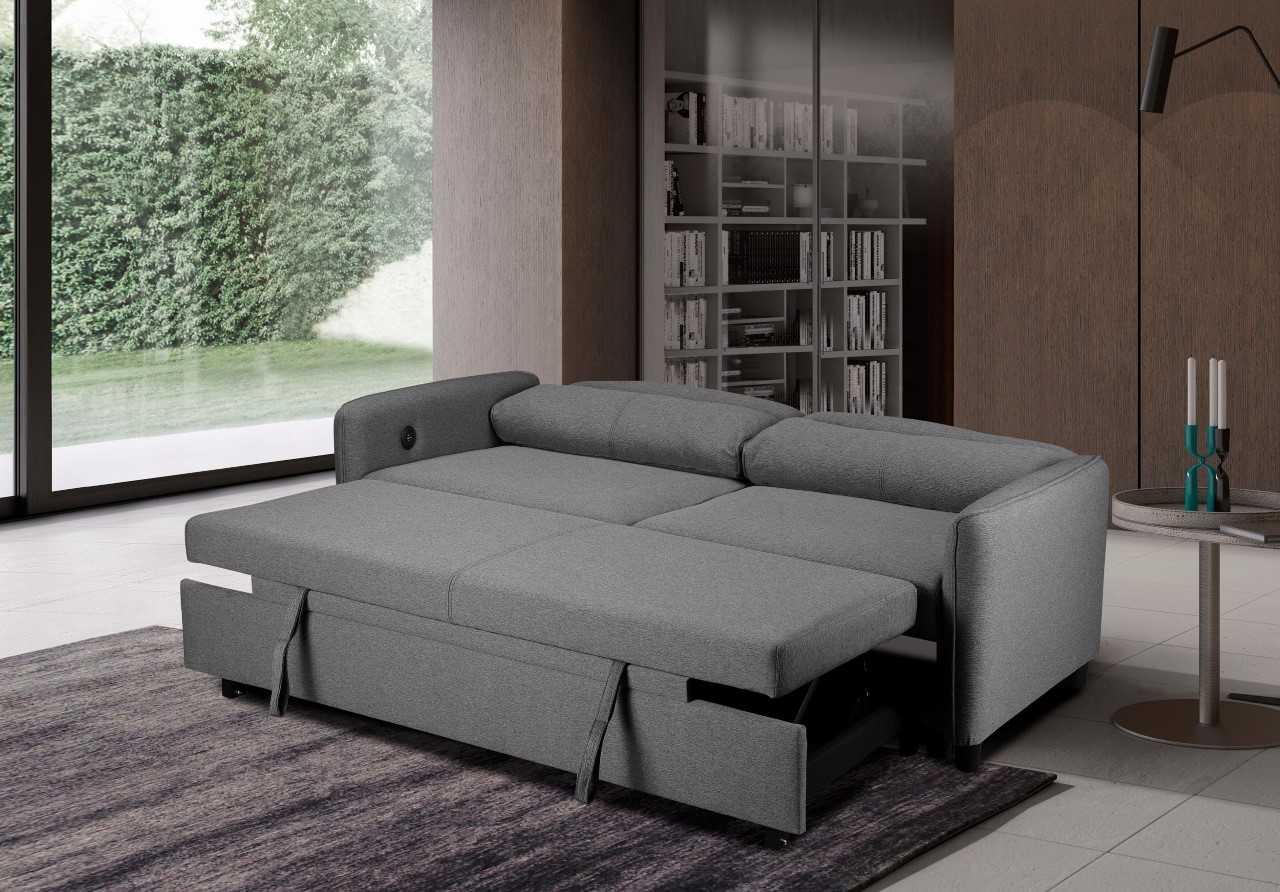 Sheila Light Grey Sofabed (Pepper) - Image 3