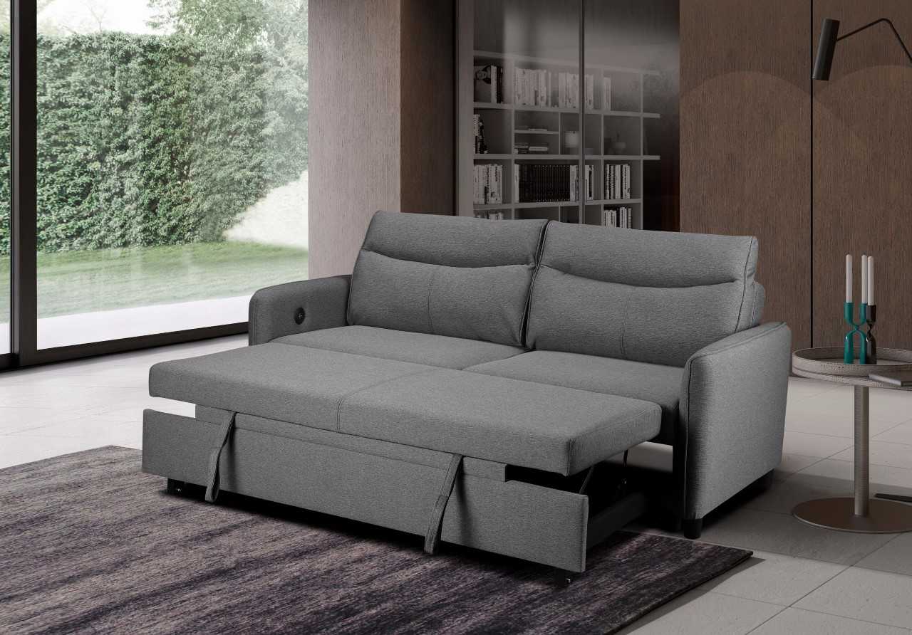 Sheila Light Grey Sofabed (Pepper) - Image 4