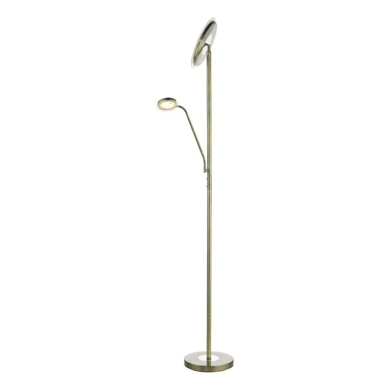 Shelby Mother & Child Lamp Antique Brass LED - Image 5