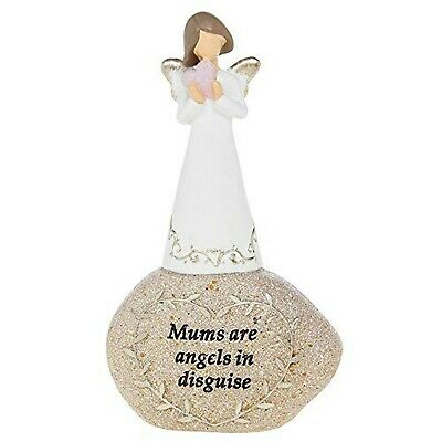 Stone Sentiment Angel Mum Ornament
