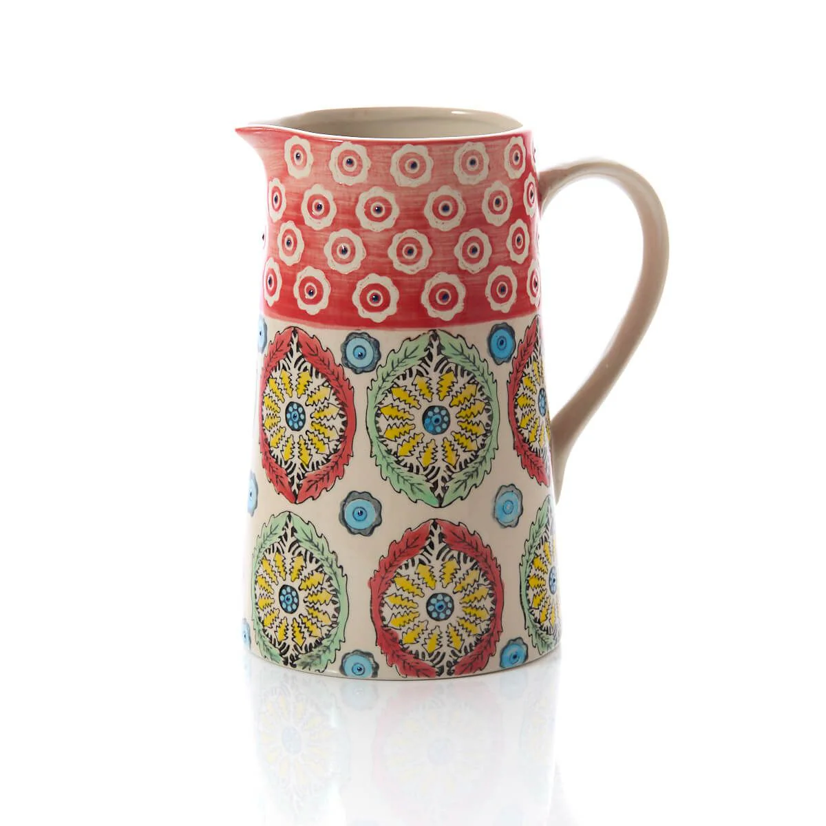 Summer Vibe Tall Ceramic Jug