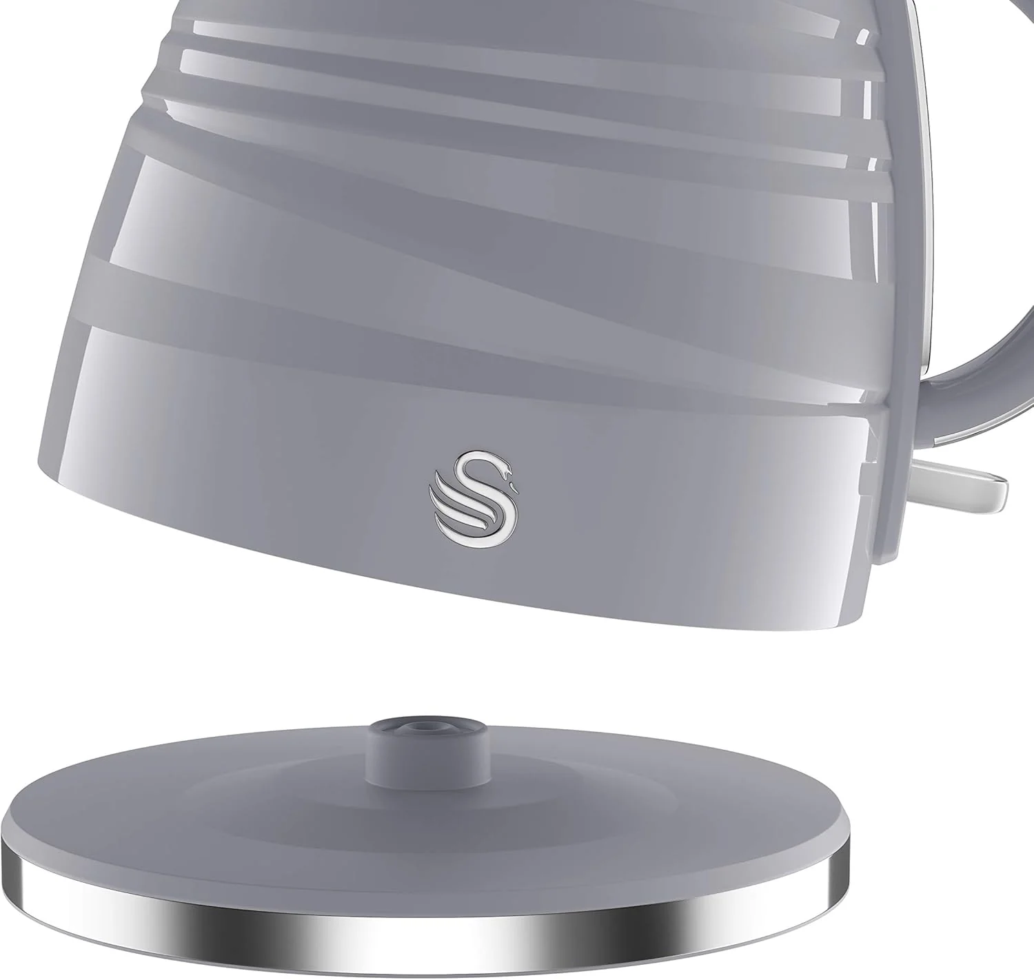 Swan Symphony 1.7 Litre Jug Kettle Grey - Image 2