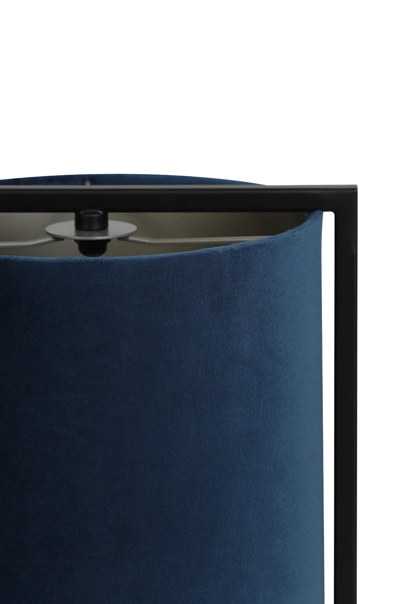 Table lamp Santos Petrol Blue Shade - Image 4