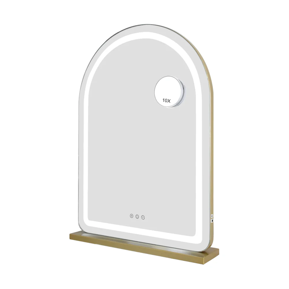 Hollywood Arch Vanity Mirror Gold – LED Arch Mirror for Makeup - Image 4