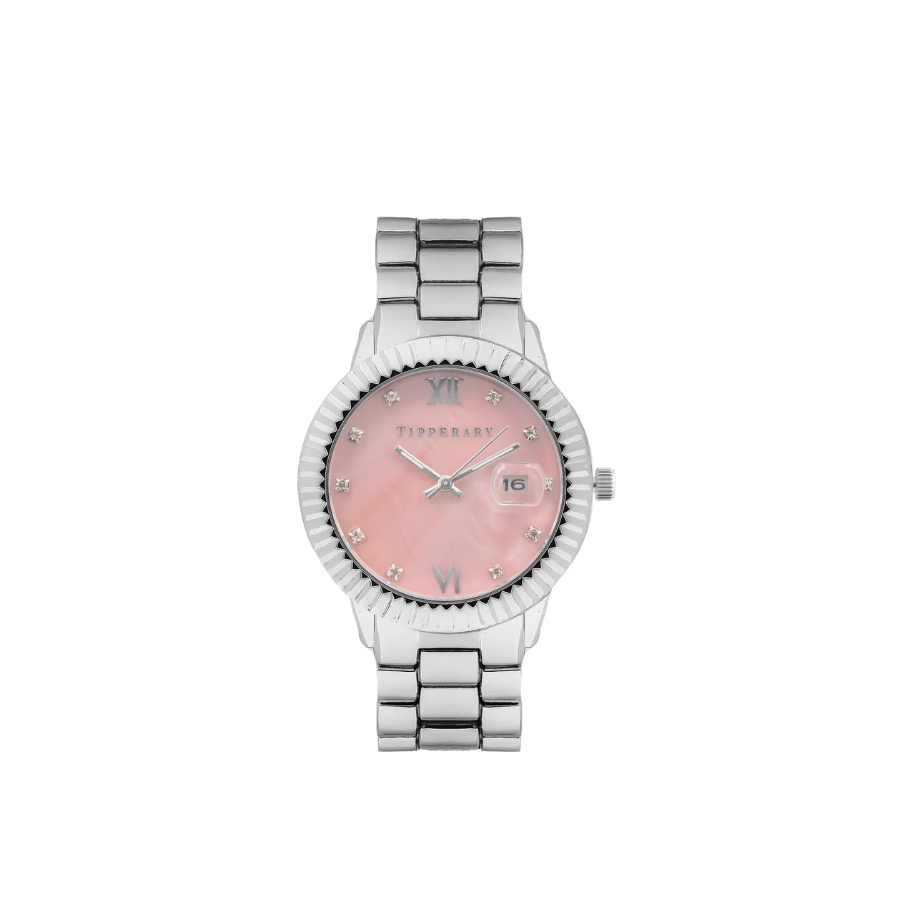 Tipperary Crystal Grenadier Ladies Watch – Pink Face Hand Watch