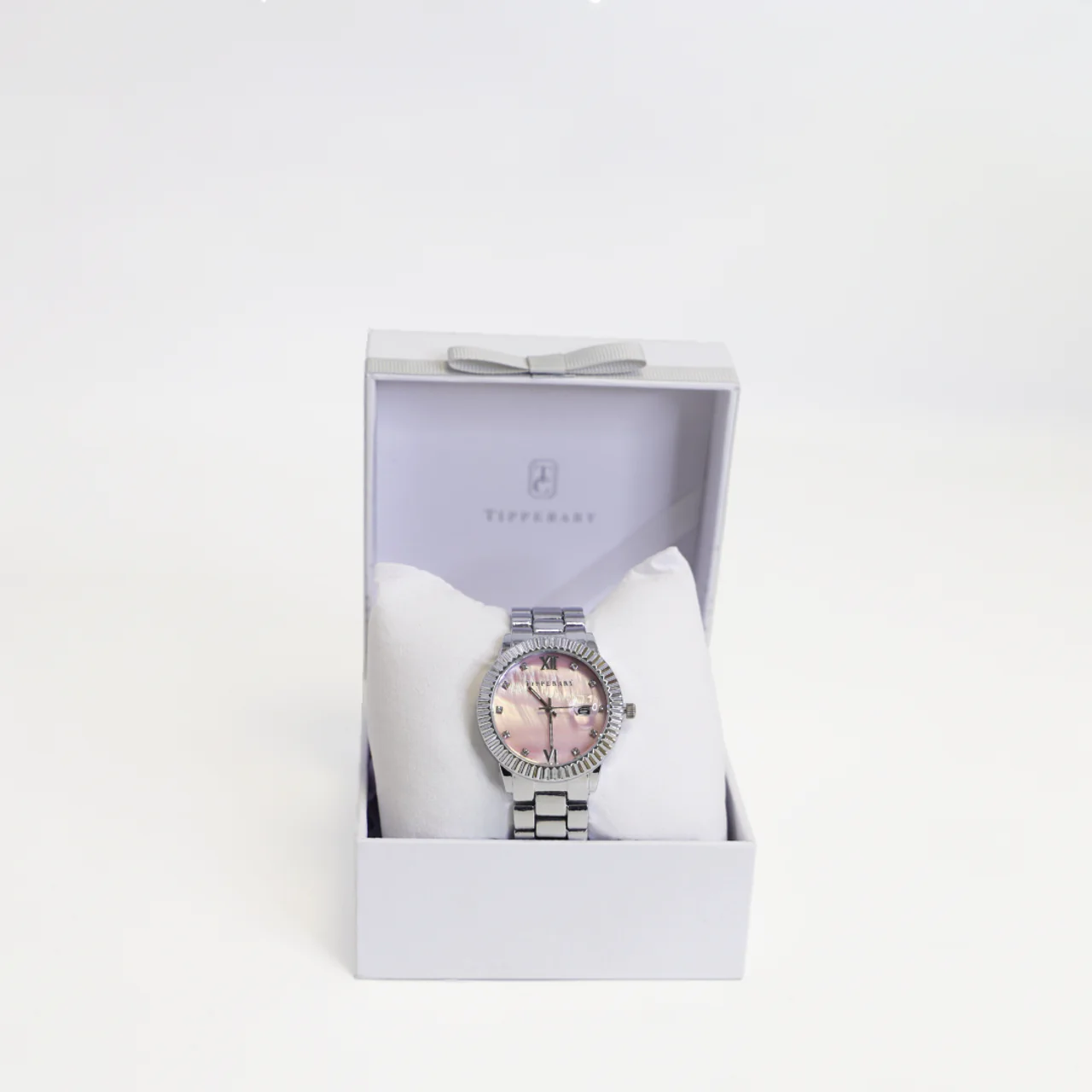 Tipperary Crystal Grenadier Ladies Watch – Pink Face Hand Watch - Image 3