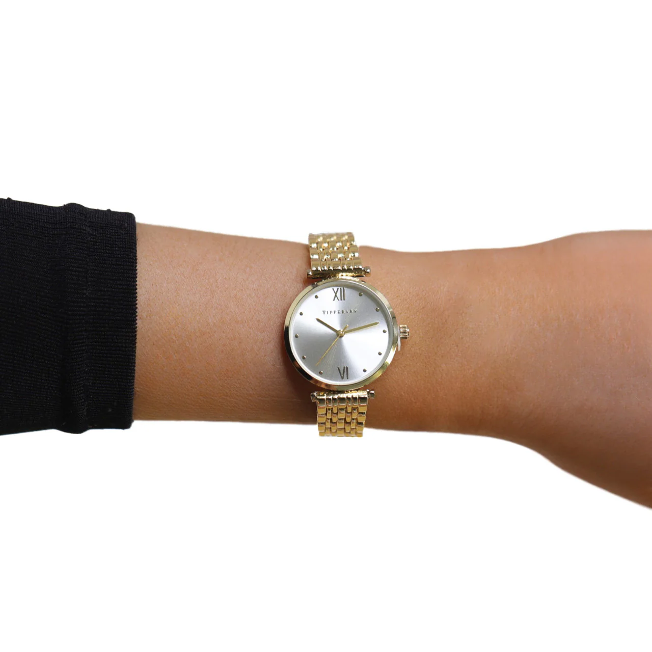 Tipperary Crystal Karma Gold Watch – Elegant Hand Watch for Women, Luxury Jewellery Collection Timepiece - Image 2