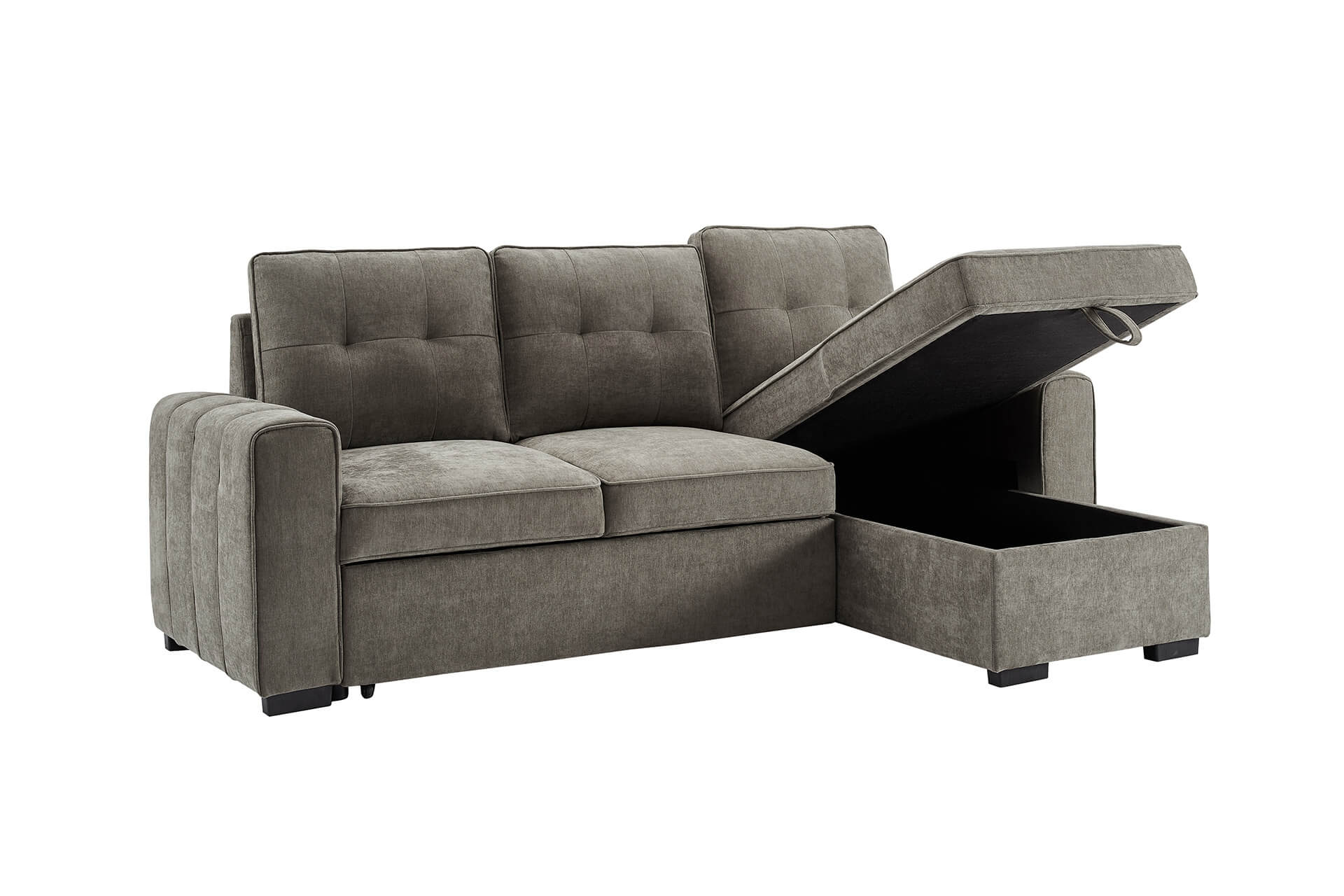 Toby Corner Sofa Bed Grey - Corner Sofa Bed Collection - Image 3