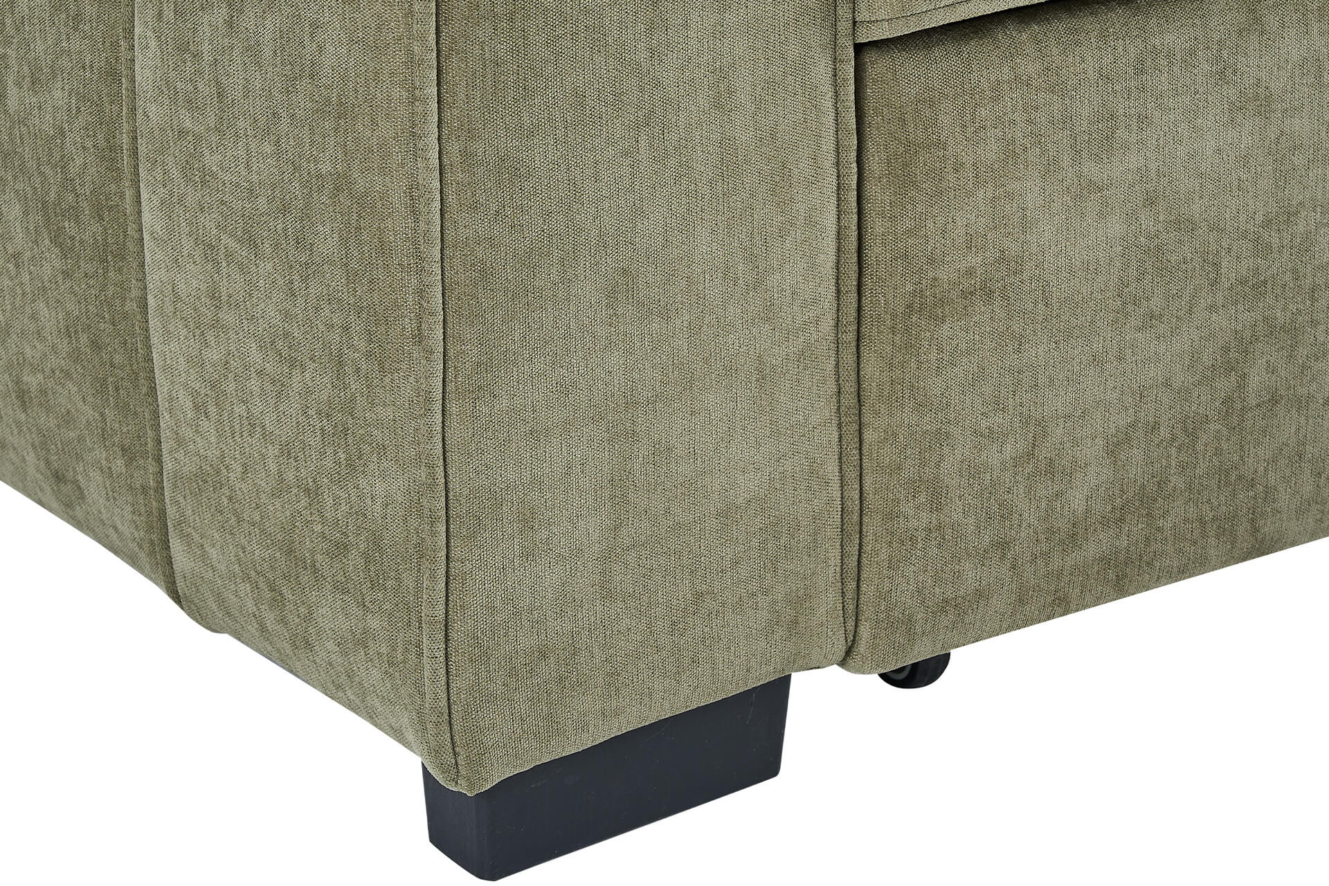 Toby Corner Sofa Bed Sage - Fabric Living Room Collection - Image 9