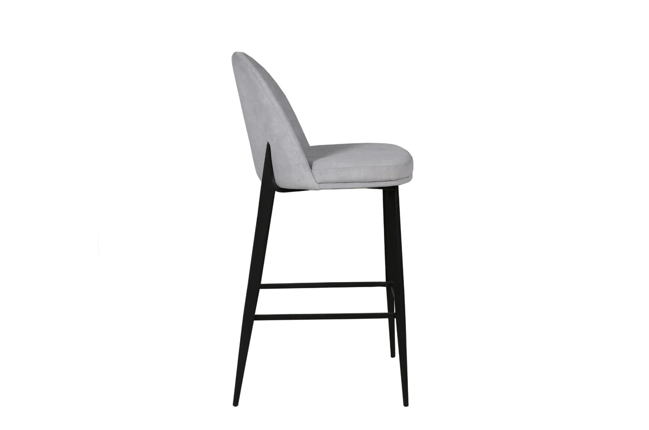 Valent Bar Stool Light Grey - Image 3