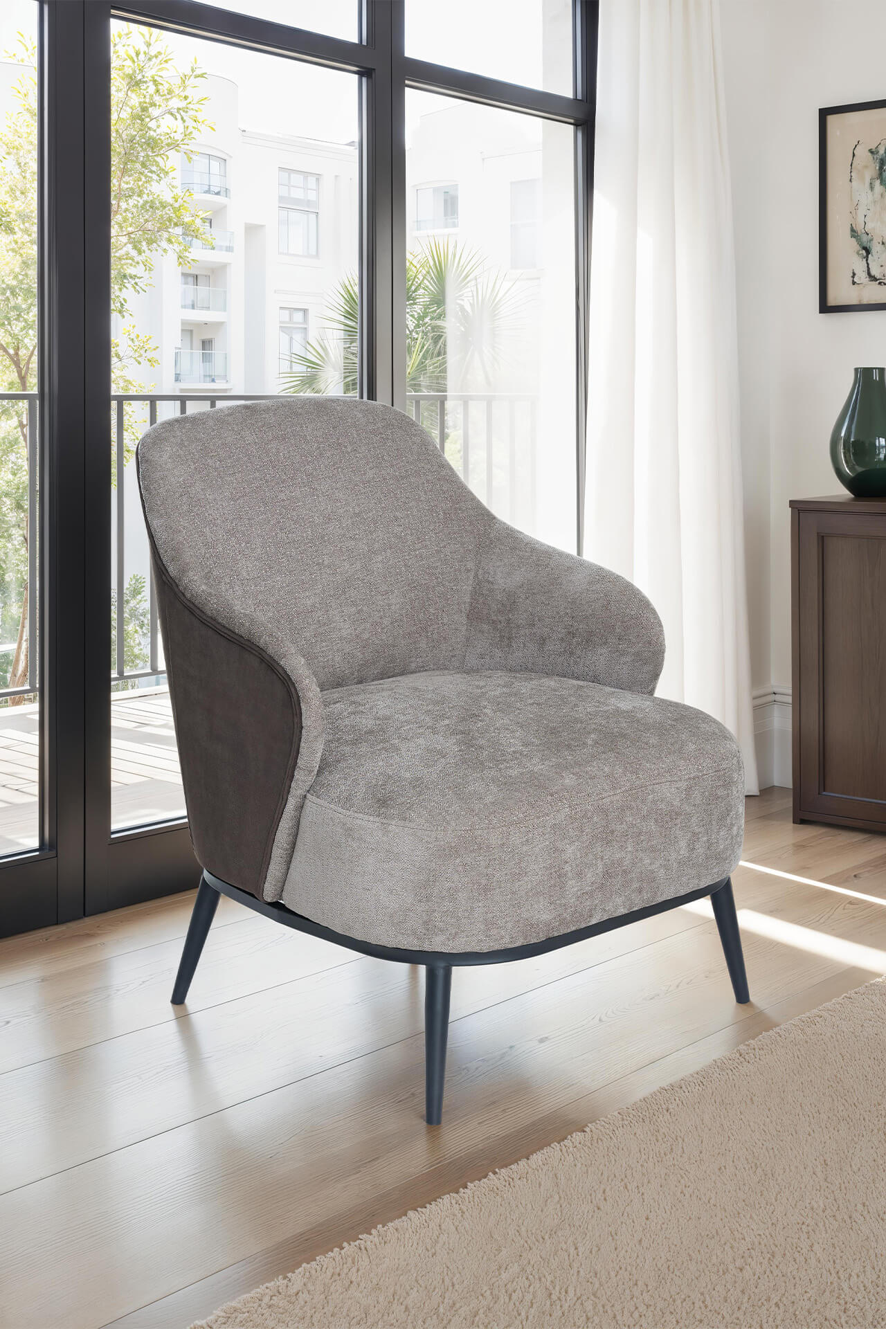 Velar Accent Chair Brown - Image 8