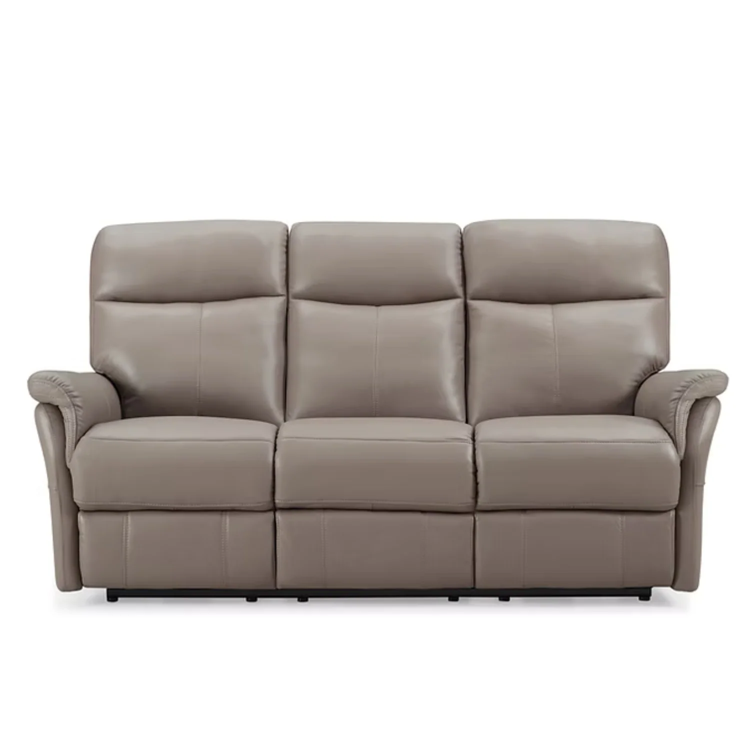 Verona 3 Seater Leather Recliner Sofa - Image 7