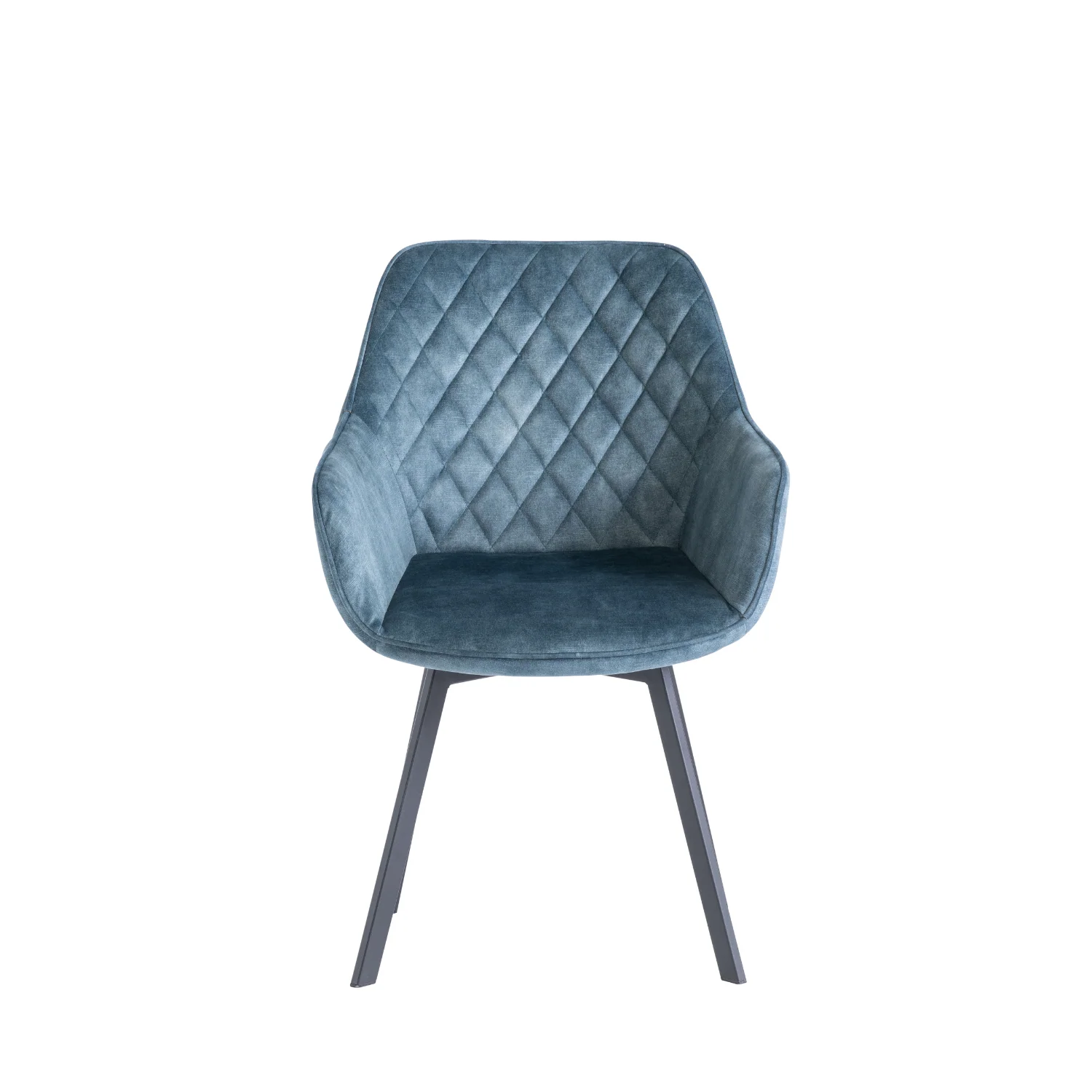 Vesper Swivel Dining Chairs Teal (Set of 2) - Image 2