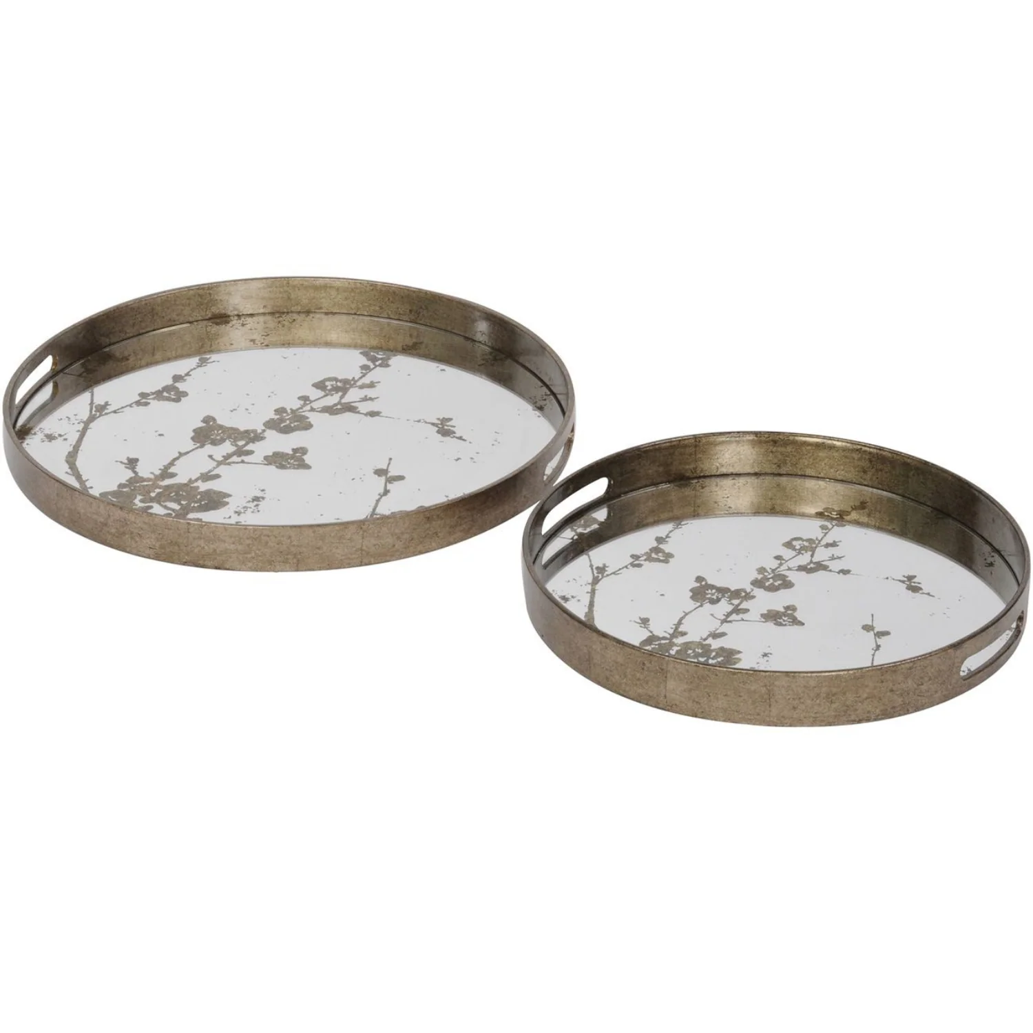Vienna Set Of 2 Blossom Trays