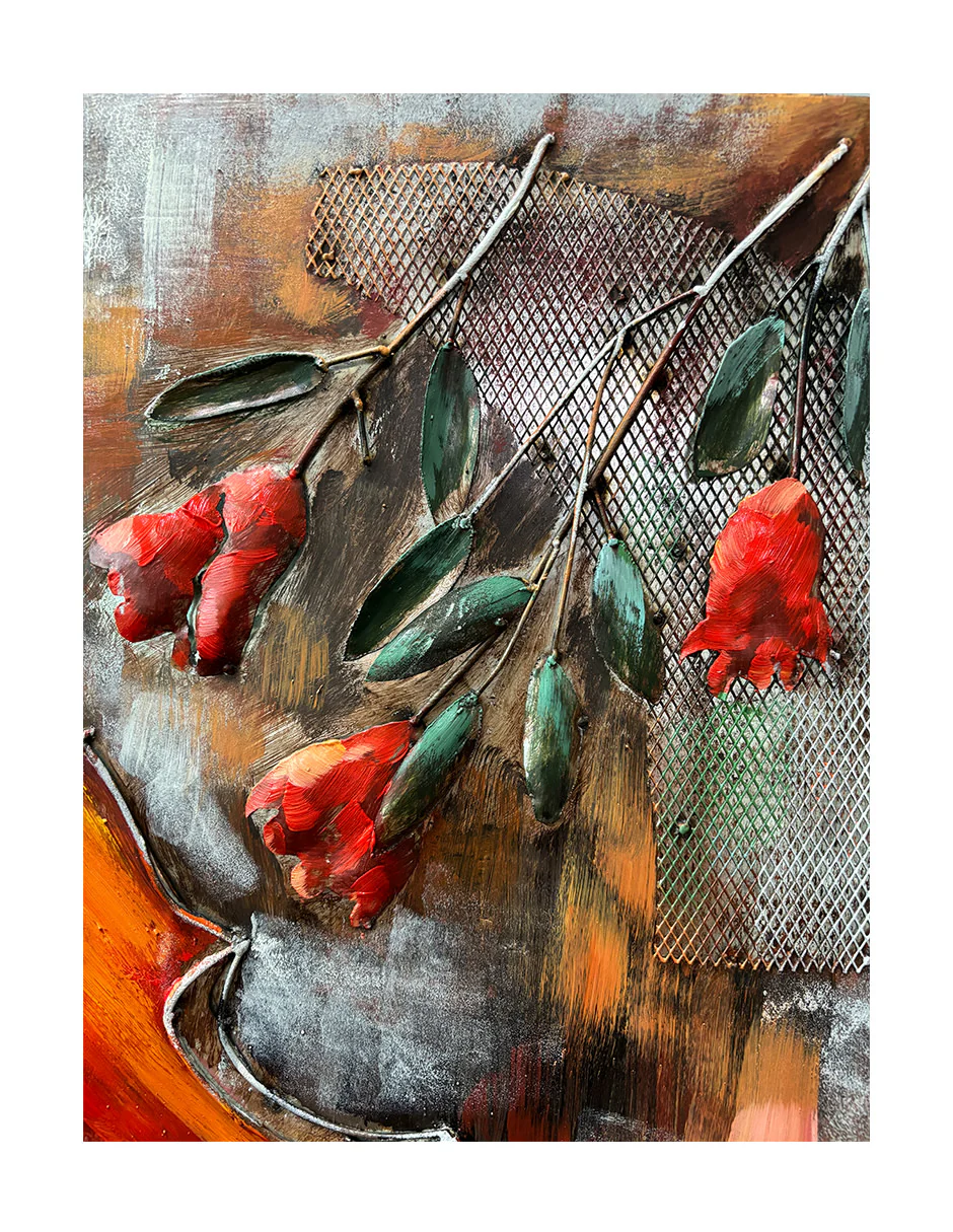 Violin and Scattered Roses Wall Art - Image 5