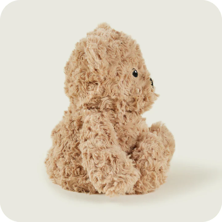 Warmies Brown Curly Bear - Image 5